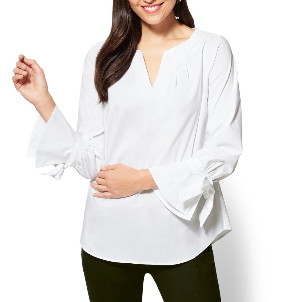 Bell sleeves blouse